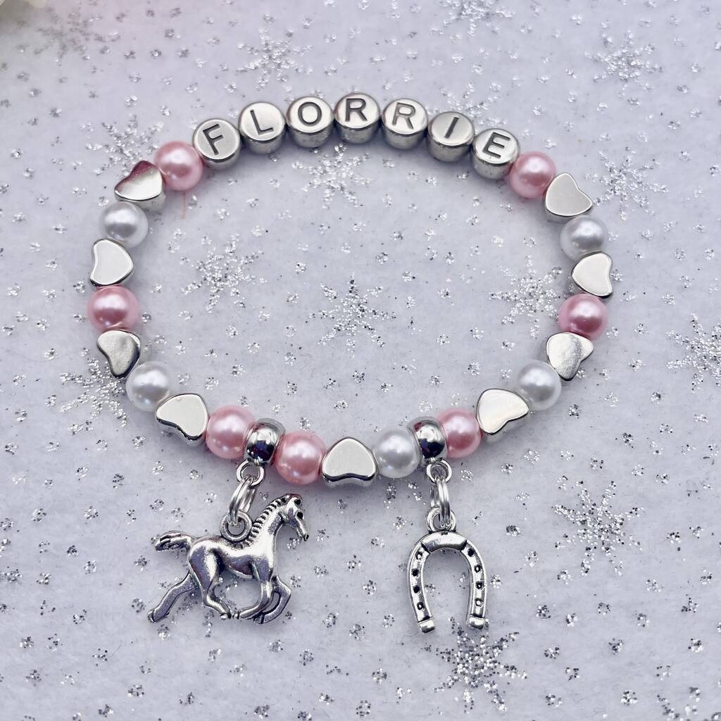 Personalised Horse Bracelet. Inc Gift Bag, 1 of 10