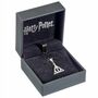 Harry Potter Sterling Silver Deathly Hallows Clip On Charm With Crystals, thumbnail 3 of 3