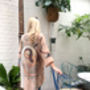 Silk Kimono Jacket 'Mirage' Print In Neutral Tones Size, thumbnail 1 of 8