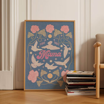 Mama Art Print For Mother's Day Gift, Unframed, 4 of 4