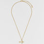 Gold Cupids Bow And Arrow Necklace, thumbnail 5 of 8