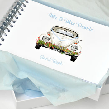 Personalised Wedding Guest Book, 2 of 9