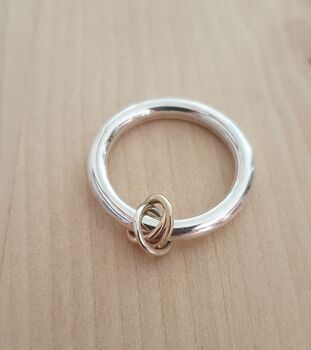 Wide Eternity Knot Ring, 2 of 5