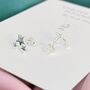 50th Birthday Still Shining Sterling Silver Star Earrings, thumbnail 4 of 7