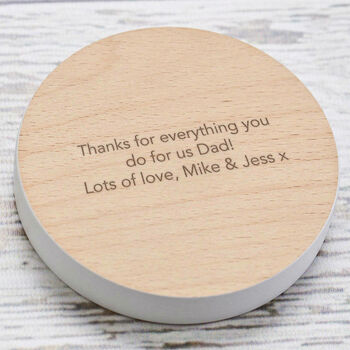 Just Be You Inspirational Quote Drinks Coaster, 5 of 5