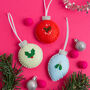 Christmas Baubles Felt Craft Kit, thumbnail 4 of 5