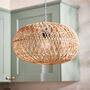 Round Diamond Woven Pendant Shade, thumbnail 5 of 5