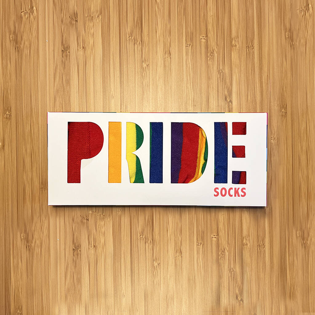 Unisex Pride Socks Gift Set By Urban Eccentric