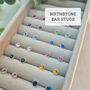 Sterling Silver 925 Swarovski Crystal Any Birthstone Ear Stud Earrings, thumbnail 1 of 9