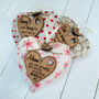 Personalised Be Strong Be Brave Token Heart Decoration, thumbnail 1 of 4