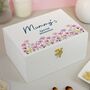 Personalised Grandmas Wooden Floral Keepsake Box Gift, thumbnail 3 of 5