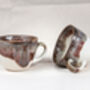 Brown Set Of Two Porcelain Tea Cup With Saucer, thumbnail 7 of 9