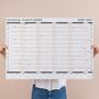 2026 2027 Financial Year A1 Wall Planner | Minimalist, thumbnail 1 of 5