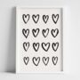Love Hearts Print, thumbnail 4 of 6