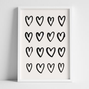 Love Hearts Print, 4 of 6