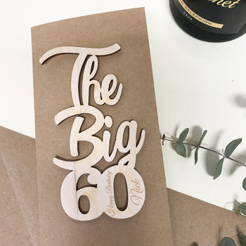 Personalised Big 60 Birthday Card, 12 of 12