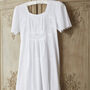 White Cotton Short Sleeve Nightdress 18th Century, thumbnail 6 of 6