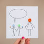 Personalised Grandma And Grandchildren Button Print, thumbnail 7 of 9