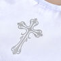 Personalised Satin Bib For Christening Or Baptism, thumbnail 4 of 6