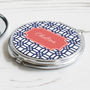 Personalised Weave Compact Mirror, thumbnail 1 of 6