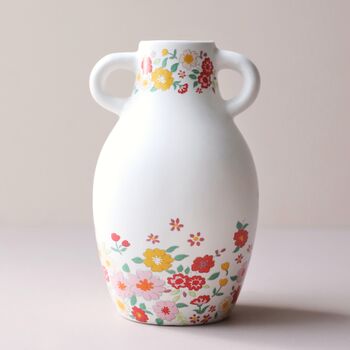 Ceramic Wonderful Mum Floral Vase, 4 of 5