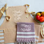 Personalised Kitchen Apron, Tea Towel, Gift For Nanny, thumbnail 1 of 12