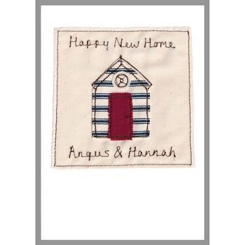 Personalised Beach Hut Card For Any Occasion / New Home, 9 of 12