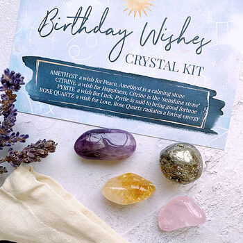 40th Birthday Wishes Crystal Kit, 3 of 3