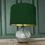 Bottle Green Drum Lampshade, thumbnail 1 of 9