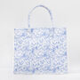 Bunny Blues Structured Tote Bag, thumbnail 5 of 8
