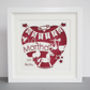 Personalised New Baby Paper Cut Picture, thumbnail 7 of 8