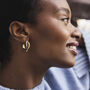 Chelsea Intertwined Mixed Metal Earrings, thumbnail 1 of 4