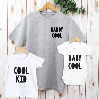 Daddy Cool Matching Daddy And Child T Shirts, 2 of 5