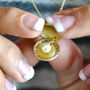 The World Is Your Oyster Secret Message Necklace, thumbnail 1 of 9