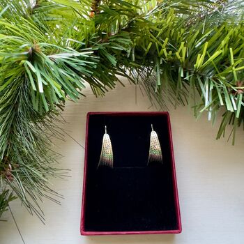 Wedge Earrings In Sterling Silver, 6 of 6