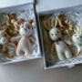 Crochet Animal Baby Gift Set In Keepsake Box, thumbnail 1 of 9