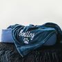 Personalised Blue Pet Blanket, thumbnail 3 of 5