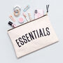 'Essentials' Oversized Canvas Pouch, thumbnail 3 of 4
