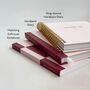 2026 Week To View A5 Personalised Diary With Gold Foil, thumbnail 4 of 10