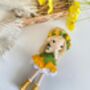 Handmade Crochet Fairy Doll, Tinker Bell, thumbnail 4 of 12
