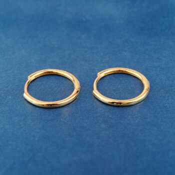 Classic Gold Hoop Earrings, 3 of 7