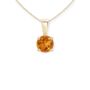 Genuine Citrine Necklace In 9ct Gold, thumbnail 5 of 12