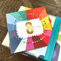 Colourful Cloud 8th Birthday Card, thumbnail 3 of 5