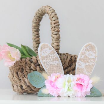 Easter Floral Headdress With Bunny Ears, 4 of 5