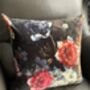 Luxury Velvet Flower Cushion, thumbnail 3 of 3