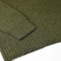T Lab Robbie Forest Green Fair Isle Lambswool Jumper, thumbnail 2 of 5