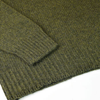 T Lab Robbie Forest Green Fair Isle Lambswool Jumper, 2 of 5