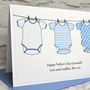 'Baby' Personalised 1st Fathers Day Card, thumbnail 2 of 3