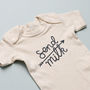 Mum And Baby 'Send Coffee' And 'Send Milk' T Shirt Set, thumbnail 5 of 10