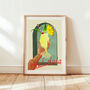 Pina Colada Tropical Cocktail Art Print, thumbnail 2 of 10